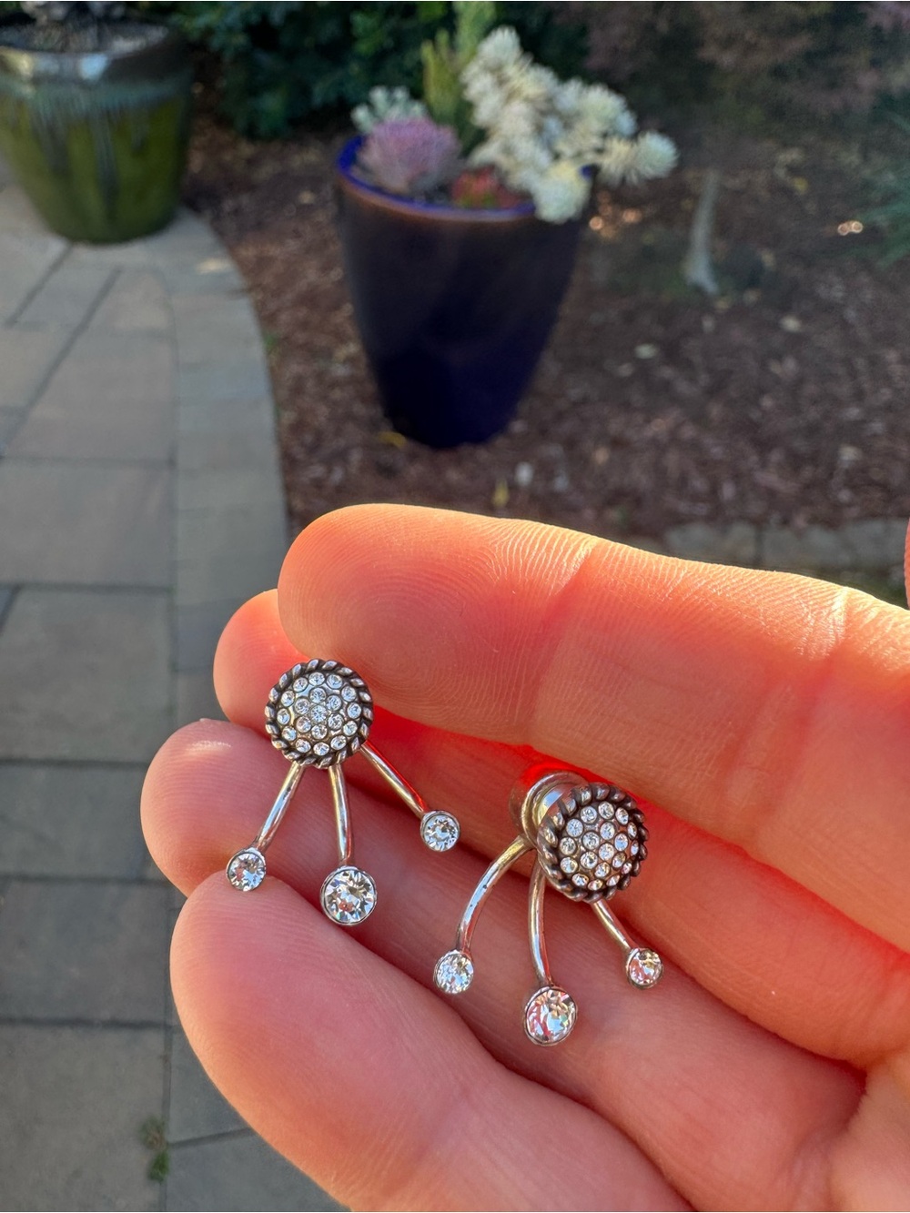 Brighton Silver Penelope Earrings - Women Jewelry - Picture 5 of 10